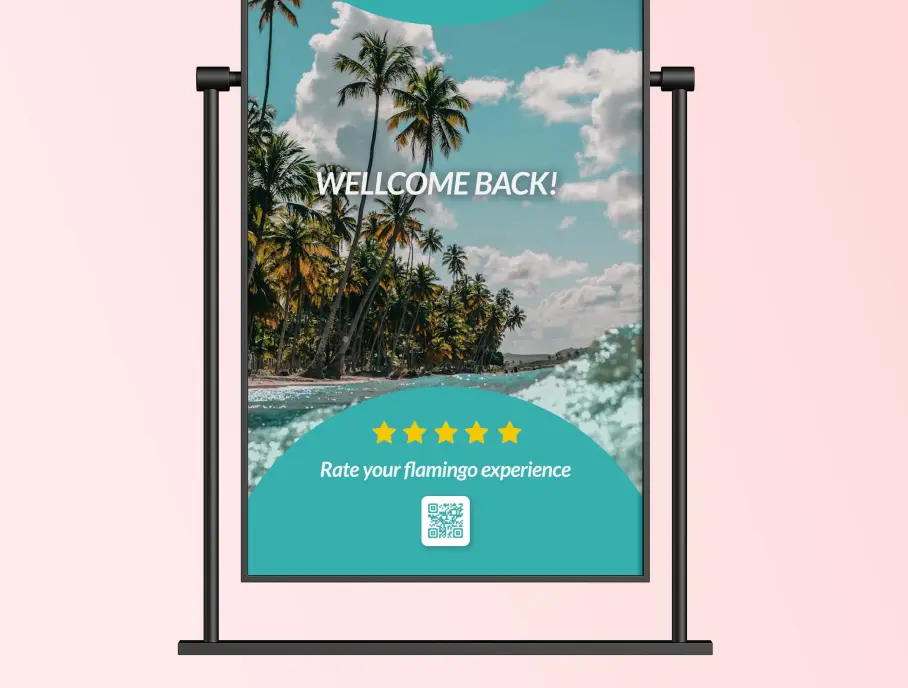 QR codes on Displays