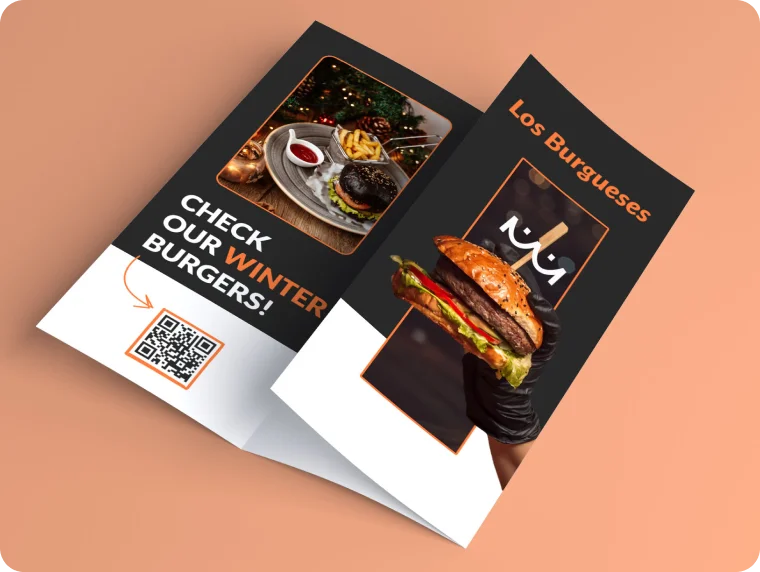 Brochure With Qr Code Example QR codes on Brochures