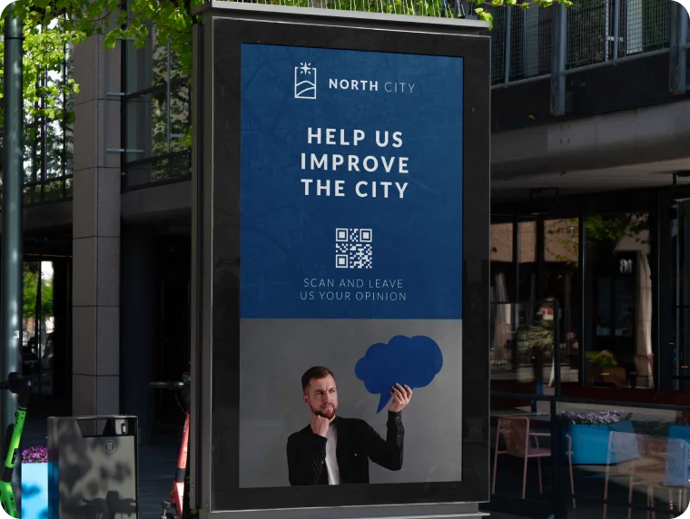 QR codes in Digital signage